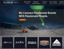 Tablet Screenshot of cliqueaffiliate.com